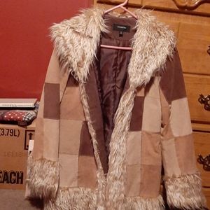 VINTAGE leather coat